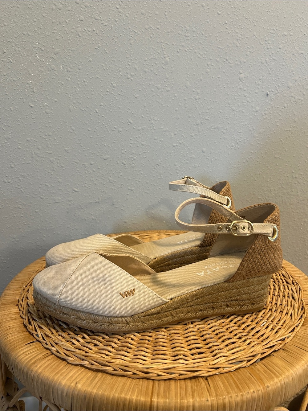 Viscata Pubol Premium Fabrics Canvas Espadrille Wedges